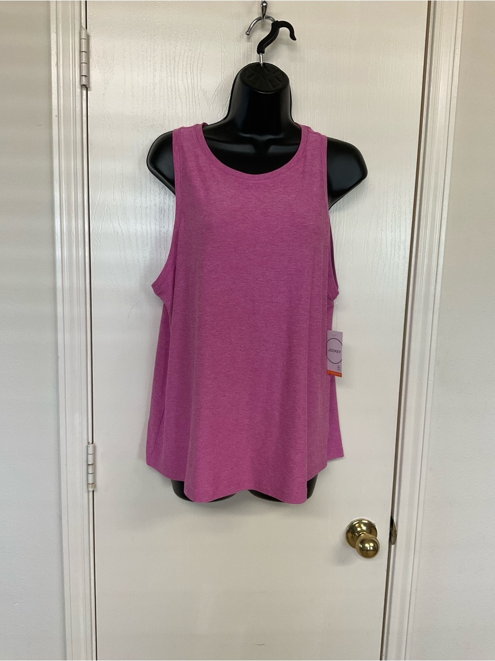 Jockey Relaxed Fit Sleeveless Tank Top - Magenta